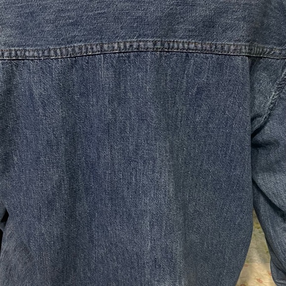Vintage Orange Tag Levi’s Denim Pullover Shirt - Picture 8 of 12